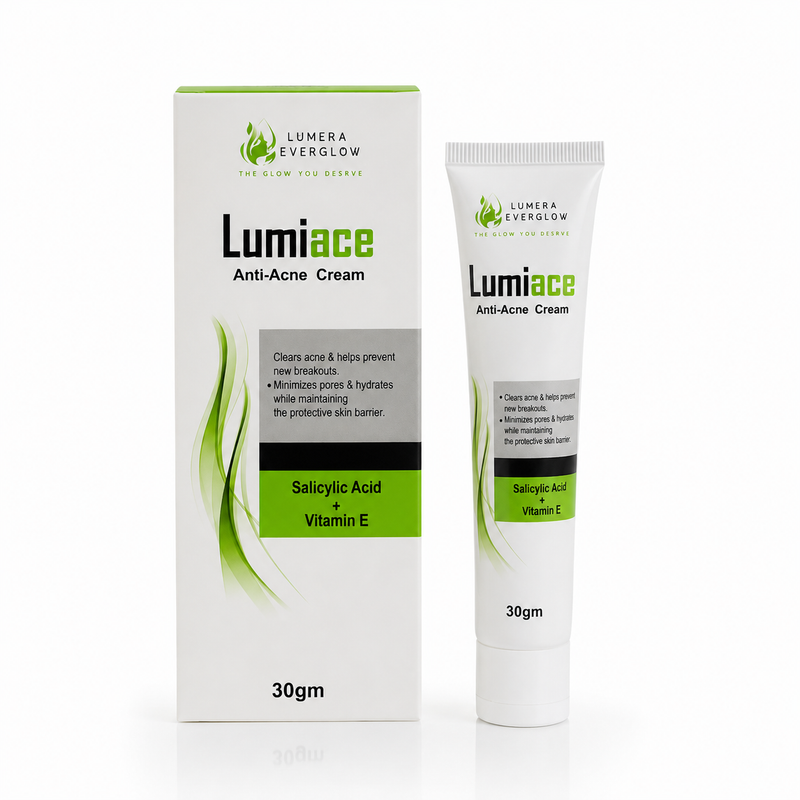 Lumiace Anti-Acne Cream with Salicylic Acid & Vitamin E – 30g